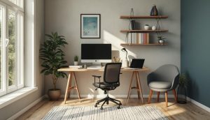 découvrez nos conseils déco pour créer un espace télétravail harmonieux et fonctionnel. optimisez votre bureau à domicile avec des astuces pratiques pour allier confort et productivité, tout en reflétant votre style personnel.
